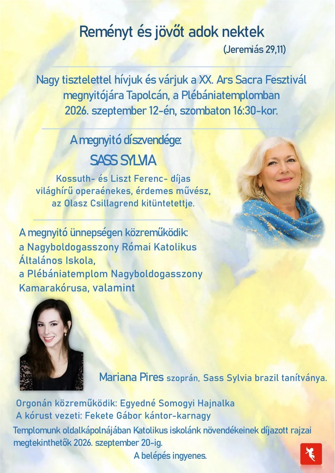 Sass Sylvia koncert plakát
